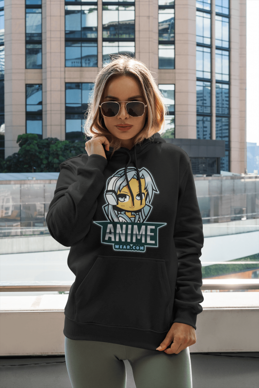 hoodie, anime wear black, anime hoodies,