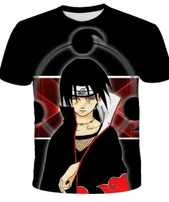 t-shirts inspired by popular anime like Naruto