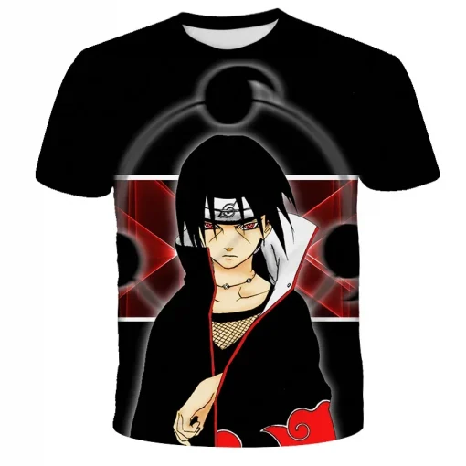 t-shirts inspired by popular anime like Naruto