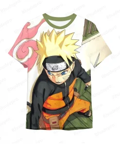 t-shirts inspired by popular anime like Naruto