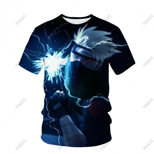 t-shirts inspired by popular anime like Naruto