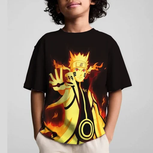 t-shirts inspired by popular anime like Naruto