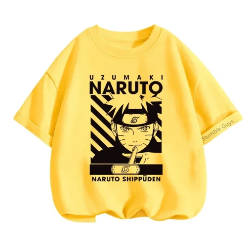 t-shirts inspired by popular anime like Naruto