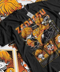 t-shirts inspired by popular anime like Naruto