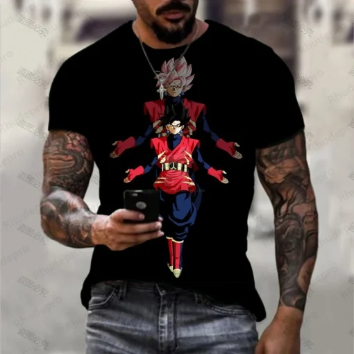 t-shirts inspired by popular anime like Naruto