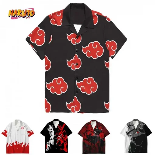 t-shirts inspired by popular anime like Naruto