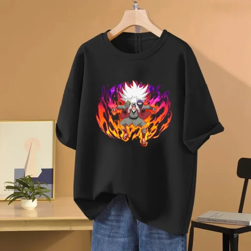 t-shirts inspired by popular anime like Naruto