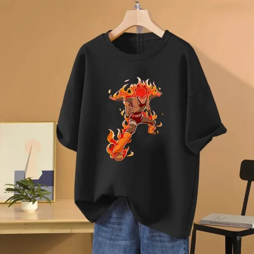 t-shirts inspired by popular anime like Naruto