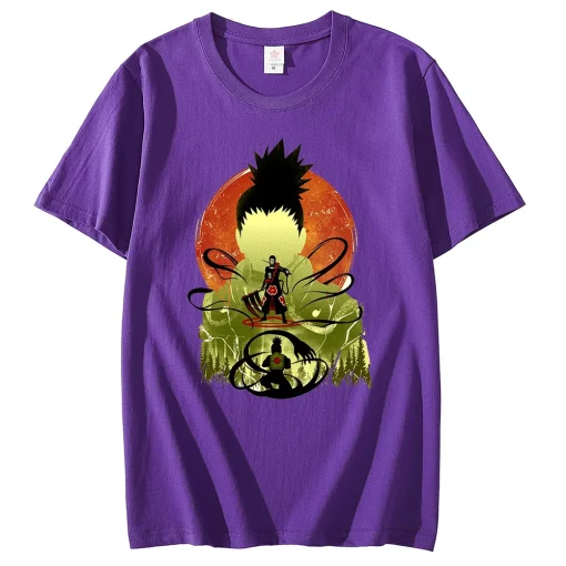 t-shirts inspired by popular anime like Naruto