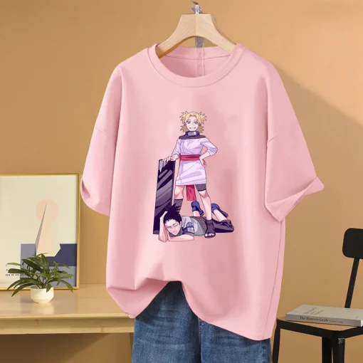 t-shirts inspired by popular anime like Naruto