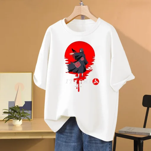 t-shirts inspired by popular anime like Naruto