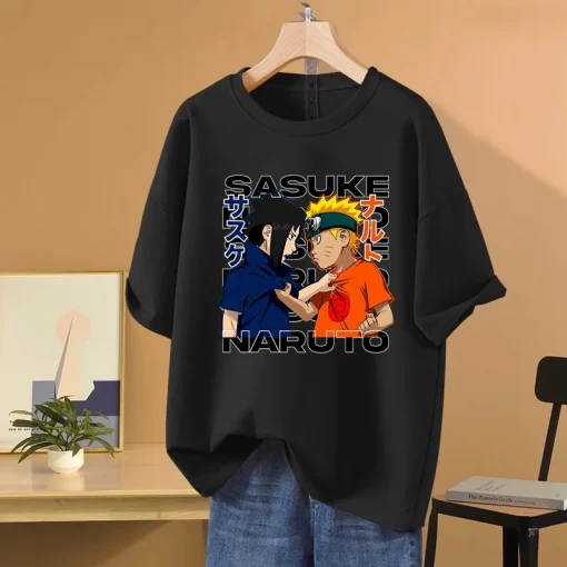 t-shirts inspired by popular anime like Naruto