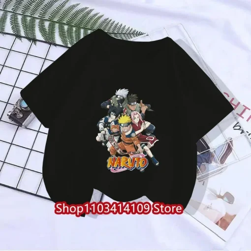 t-shirts inspired by popular anime like Naruto