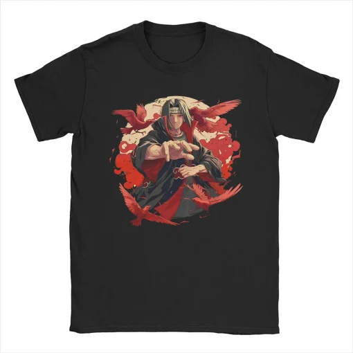 t-shirts inspired by popular anime like Naruto