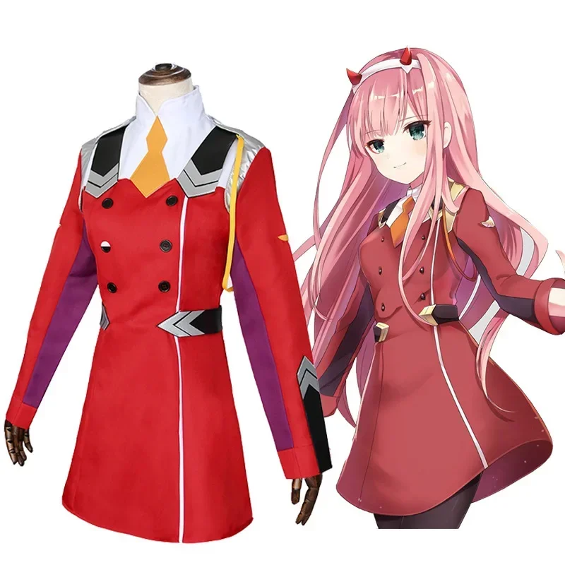 Darling In The FRANXX Zero Two Cosplay Costume High Quality Authentic