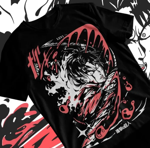 t-shirts inspired by popular anime like Naruto