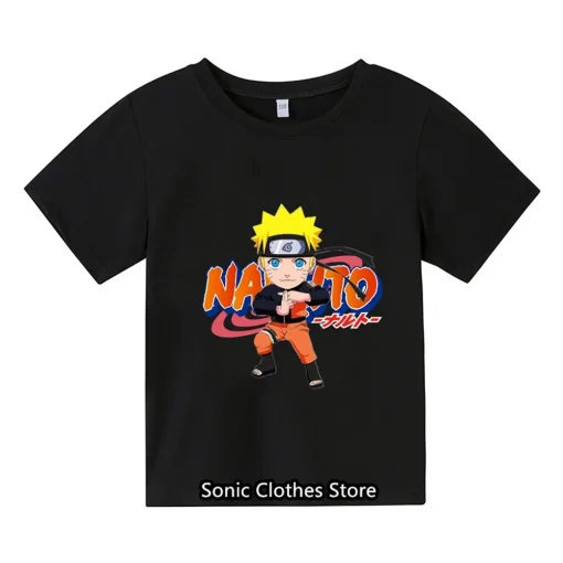 t-shirts inspired by popular anime like Naruto