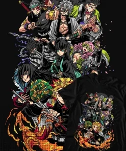 t-shirts inspired by popular anime like Naruto