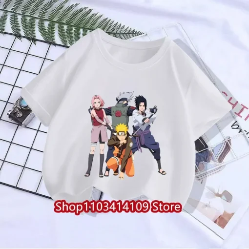 t-shirts inspired by popular anime like Naruto