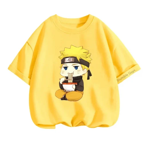 t-shirts inspired by popular anime like Naruto