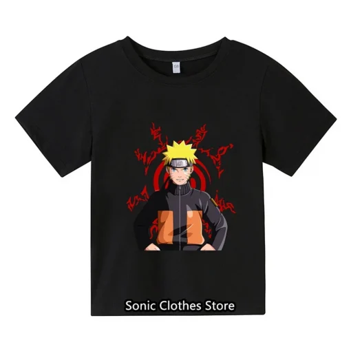 t-shirts inspired by popular anime like Naruto