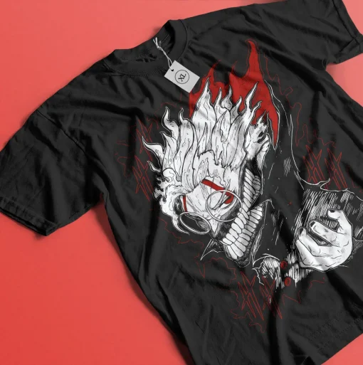 t-shirts inspired by popular anime like Naruto