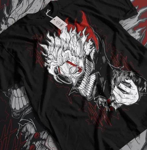 t-shirts inspired by popular anime like Naruto