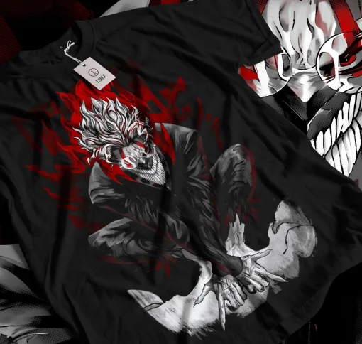 t-shirts inspired by popular anime like Naruto