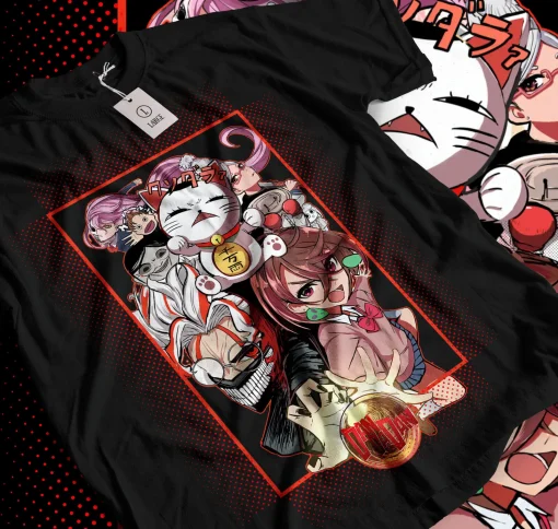 t-shirts inspired by popular anime like Naruto