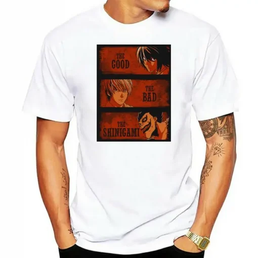 t-shirts inspired by popular anime like Naruto