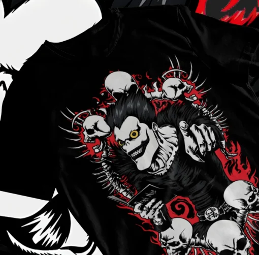 t-shirts inspired by popular anime like Naruto