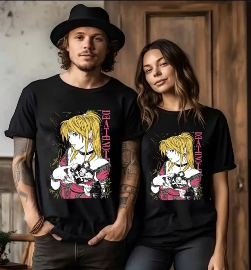 t-shirts inspired by popular anime like Naruto