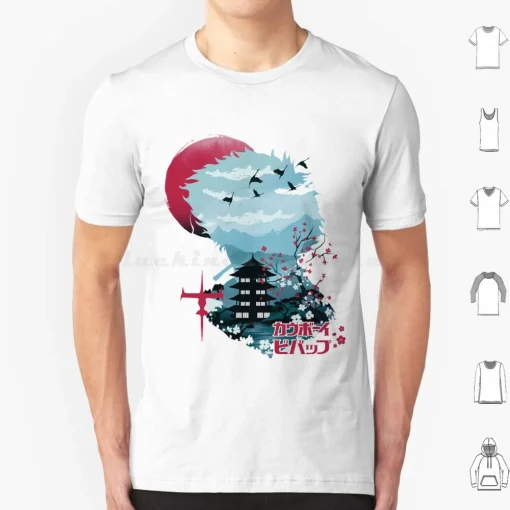 t-shirts inspired by popular anime like Naruto