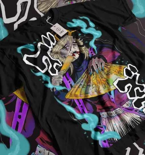 t-shirts inspired by popular anime like Naruto