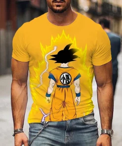 t-shirts inspired by popular anime like Naruto