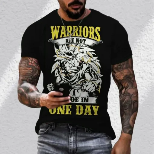 t-shirts inspired by popular anime like Naruto