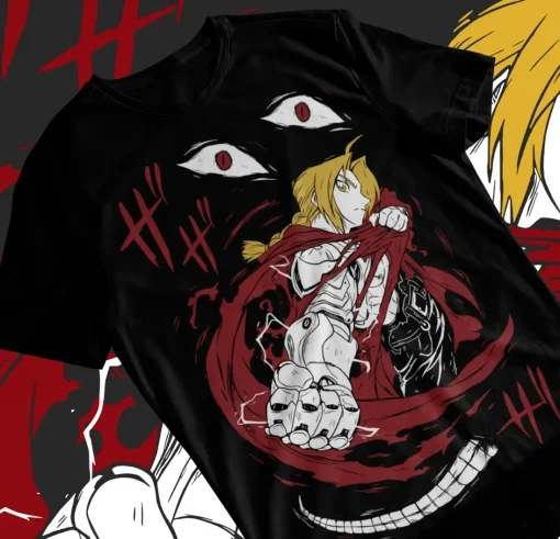 t-shirts inspired by popular anime like Naruto