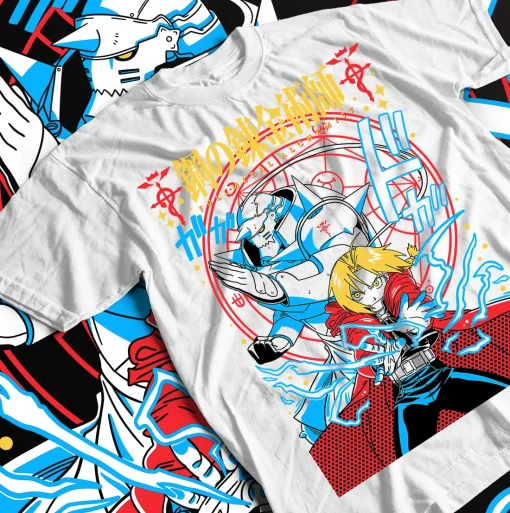 t-shirts inspired by popular anime like Naruto