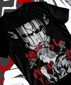 t-shirts inspired by popular anime like Naruto