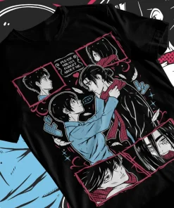 t-shirts inspired by popular anime like Naruto