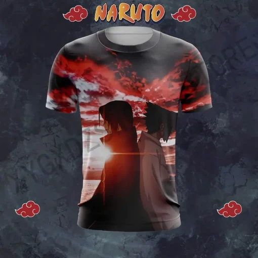 t-shirts inspired by popular anime like Naruto