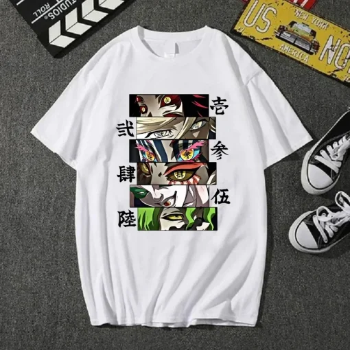 t-shirts inspired by popular anime like Naruto