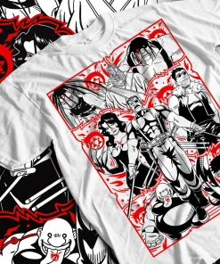 t-shirts inspired by popular anime like Naruto