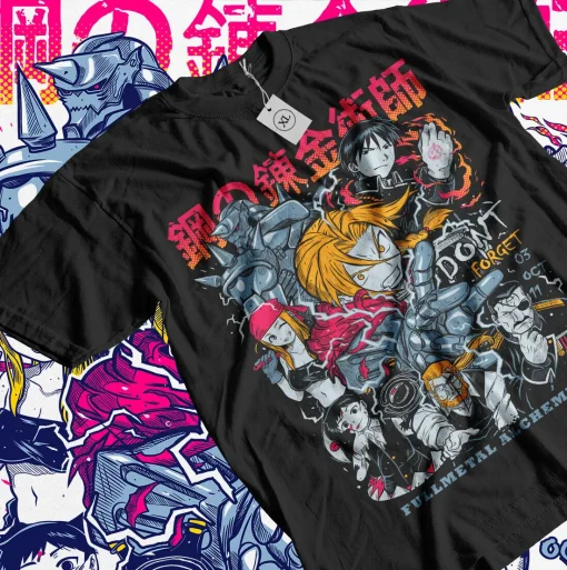 t-shirts inspired by popular anime like Naruto