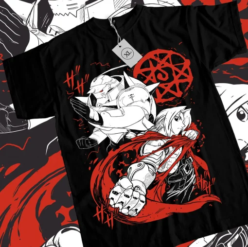 t-shirts inspired by popular anime like Naruto