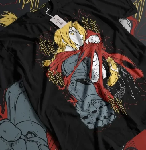 t-shirts inspired by popular anime like Naruto