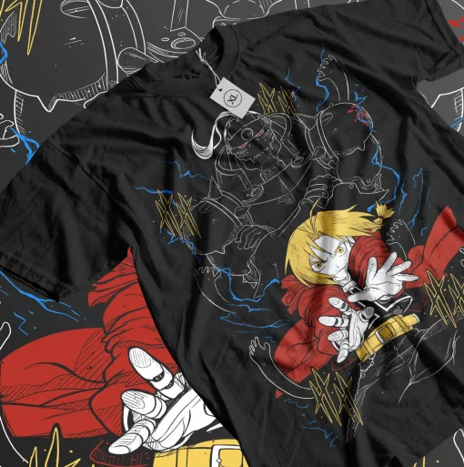 t-shirts inspired by popular anime like Naruto