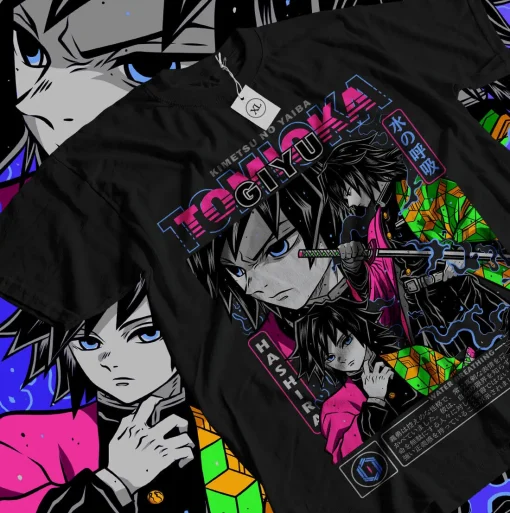 t-shirts inspired by popular anime like Naruto