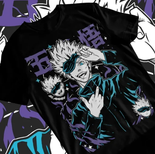 t-shirts inspired by popular anime like Naruto