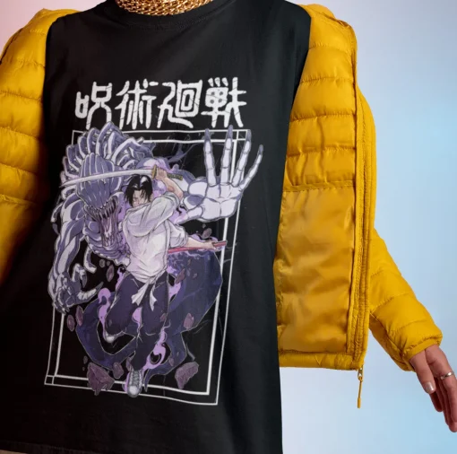 t-shirts inspired by popular anime like Naruto